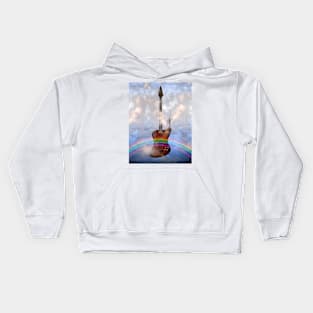 Bass Guitar with Dancer Kids Hoodie